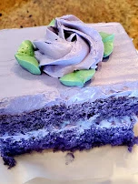 Ube Cake Slice